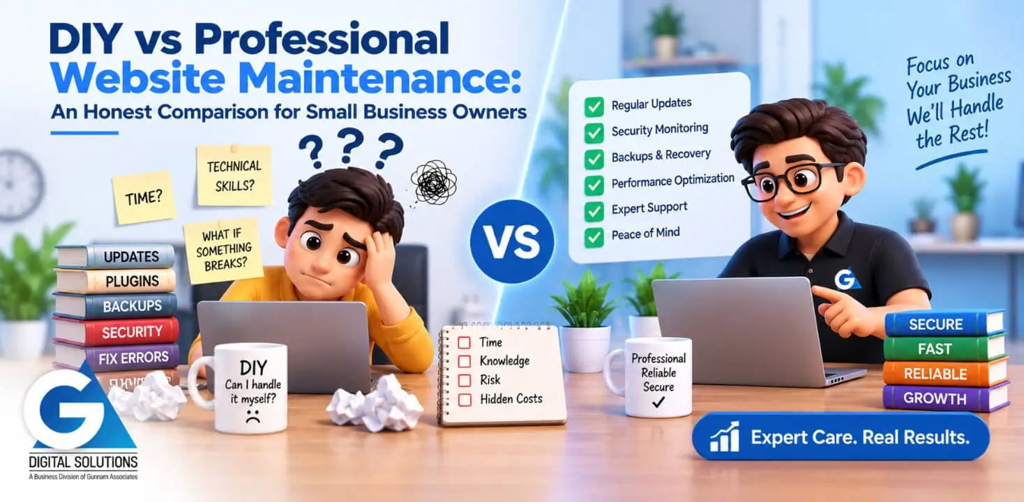 DIY vs Professional Website Maintenance